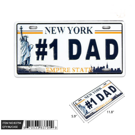 #1 DAD license plate