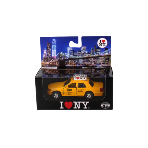 I Love New York Modern Taxi Cab W/Box