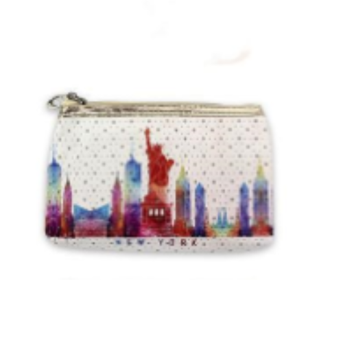 New York Gemstone Coin Purse & Makeup Bag