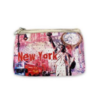 New York Gemstone Coin Purse & Makeup Bag