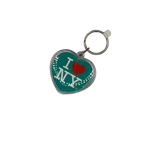 I Heart NY Plastic Keychain ( HEART SHAPE )