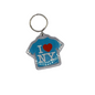 I Heart NY T-Shirt-Shaped Plastic Keychain