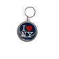 I Heart NY Circle-Shaped Plastic Keychain