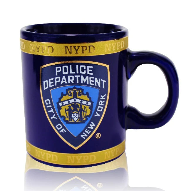 NYPD Mug w/ Gold Trim