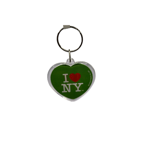 I Heart NY Plastic Keychain ( HEART SHAPE )