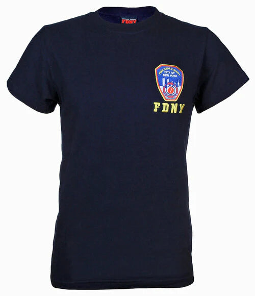 Embroidered FDNY Adult T Shirt