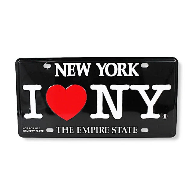 "I HEART NY" LICENSE PLATE