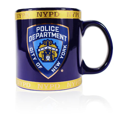 NYPD Mug w/ Gold Trim