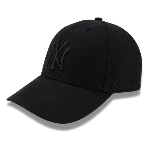 Licensed New York Yankees Hat Black on Black