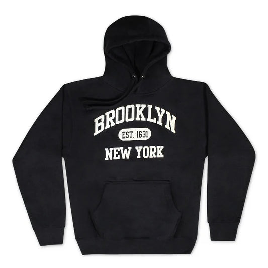 Black Brooklyn EST. New York Adult Hoodie