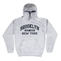 Gray Brooklyn EST. New York Adult Hoodie