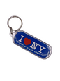 I Heart NY Long Oval-Shaped Plastic Keychain