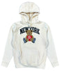 Teddy Bear & Apple Appliqué NYC Adult Hoodie