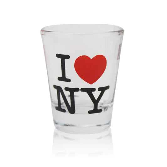 "I HEART NY" Clear Shot Glass