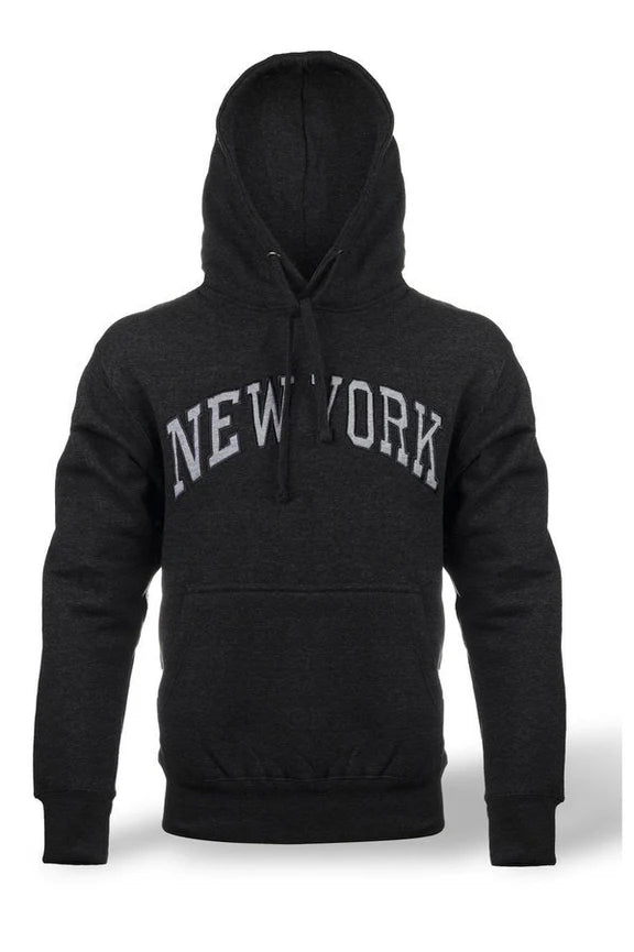 New York Embroidered Adult Hoodie