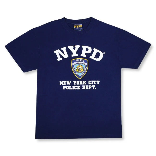 NYPD Adult T-Shirt Navy Blue