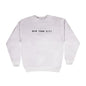 Embroidered NYC Adult Sweatshirt