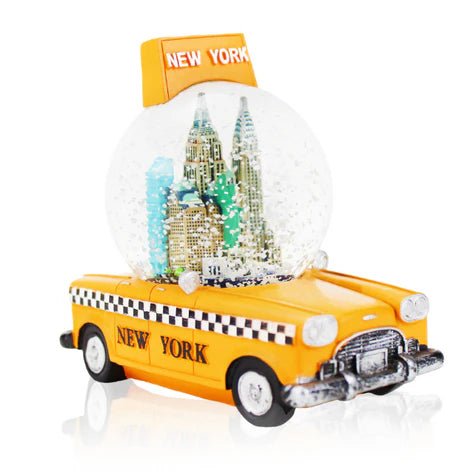 Yellow Taxi Snow Globe