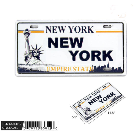 New York license plate