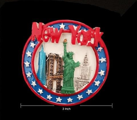 New York Resin Magnet