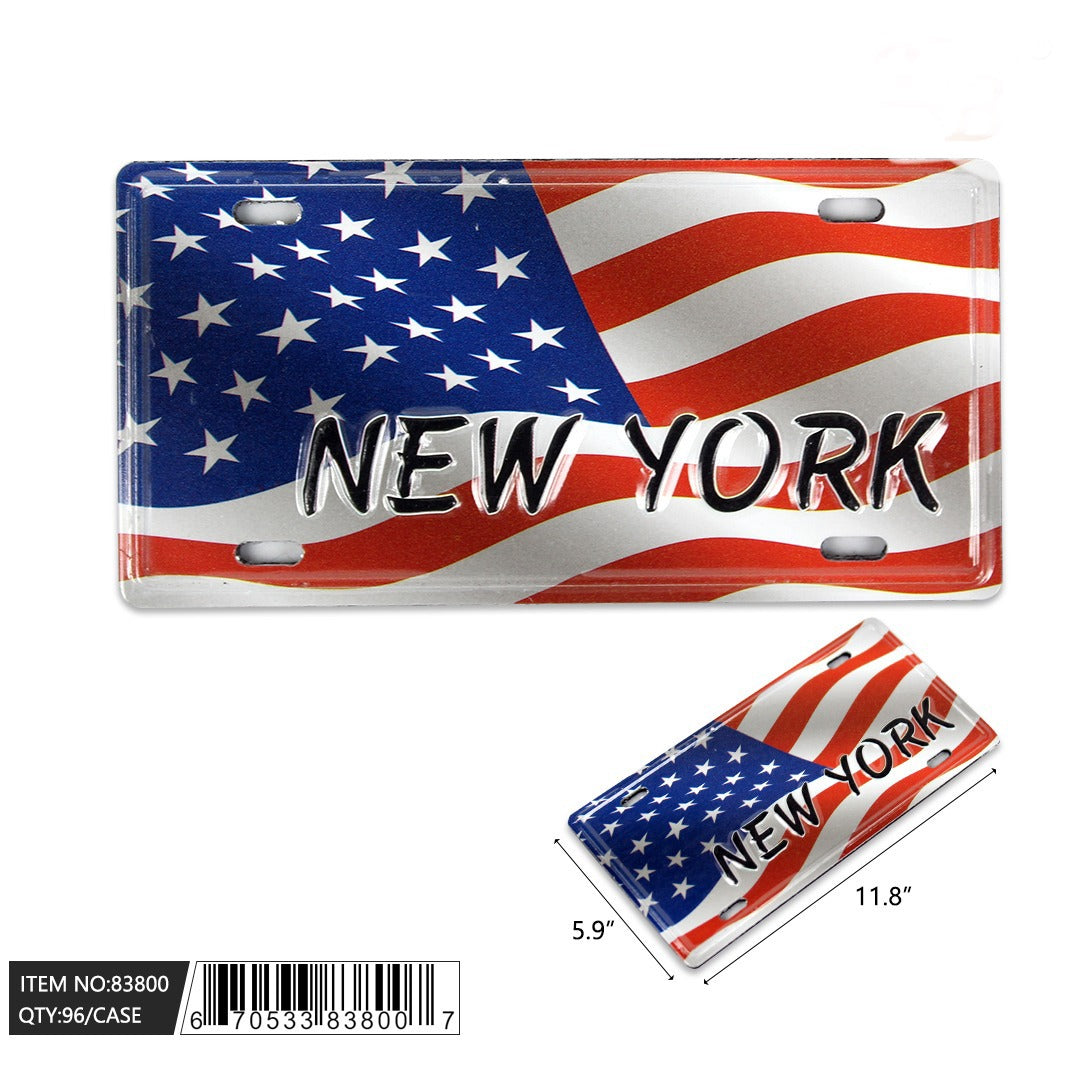 American flag license plate