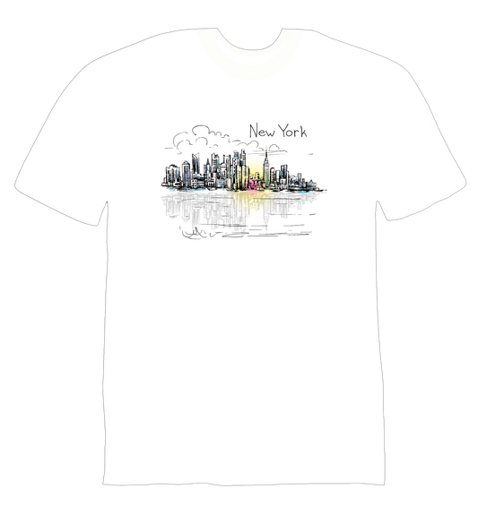 New York Skyline Graphic