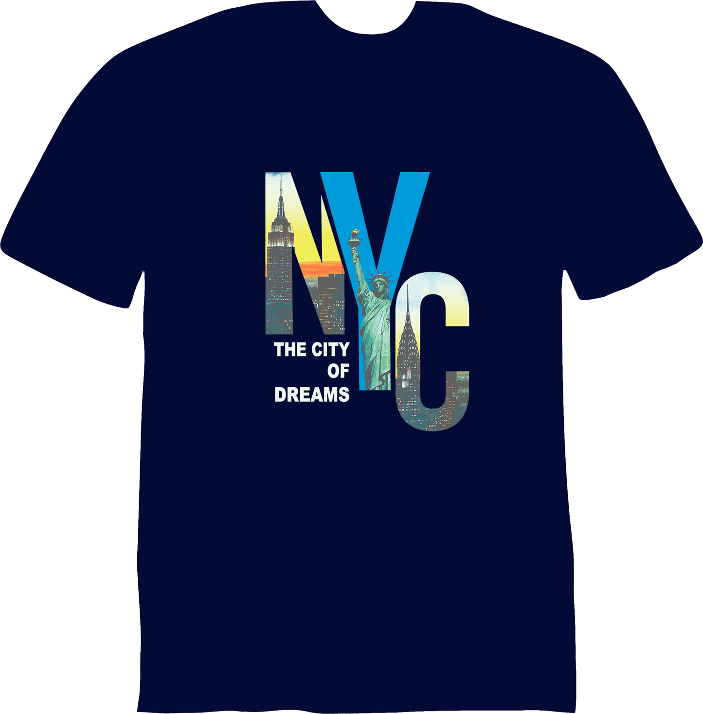 NYC The City Of Dreams ( Navy )