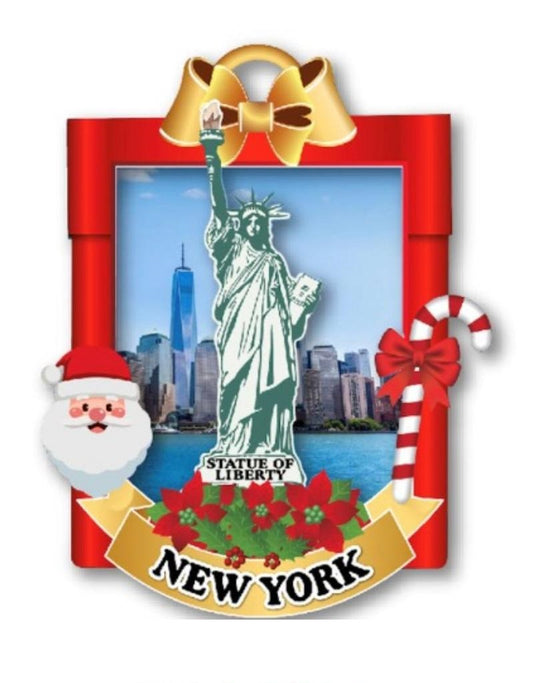 New York Christmas Ornament ( Statue Of Liberty )